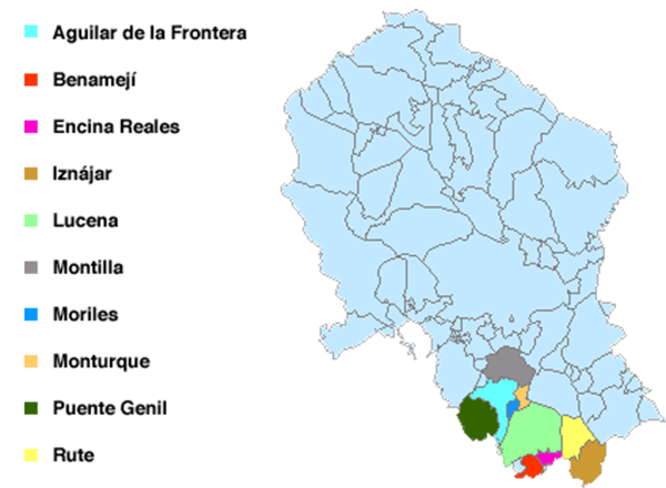 Zona geográfica - DOLucena