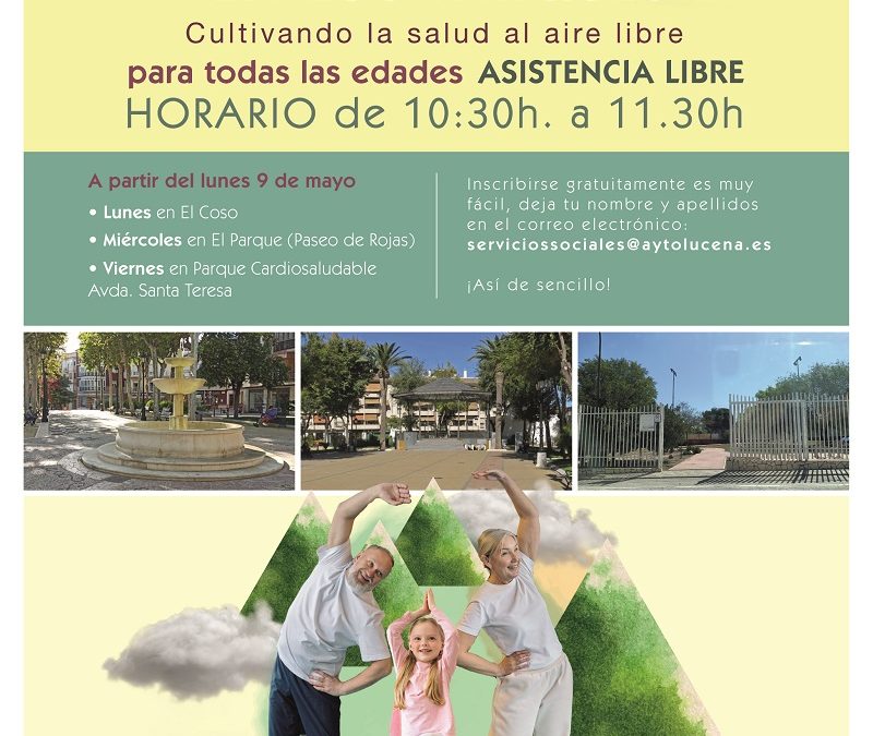 Clases Ejercicio Físico en Espacio Público